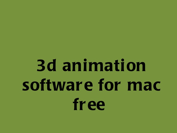 3d Rendering Softwares For Mac